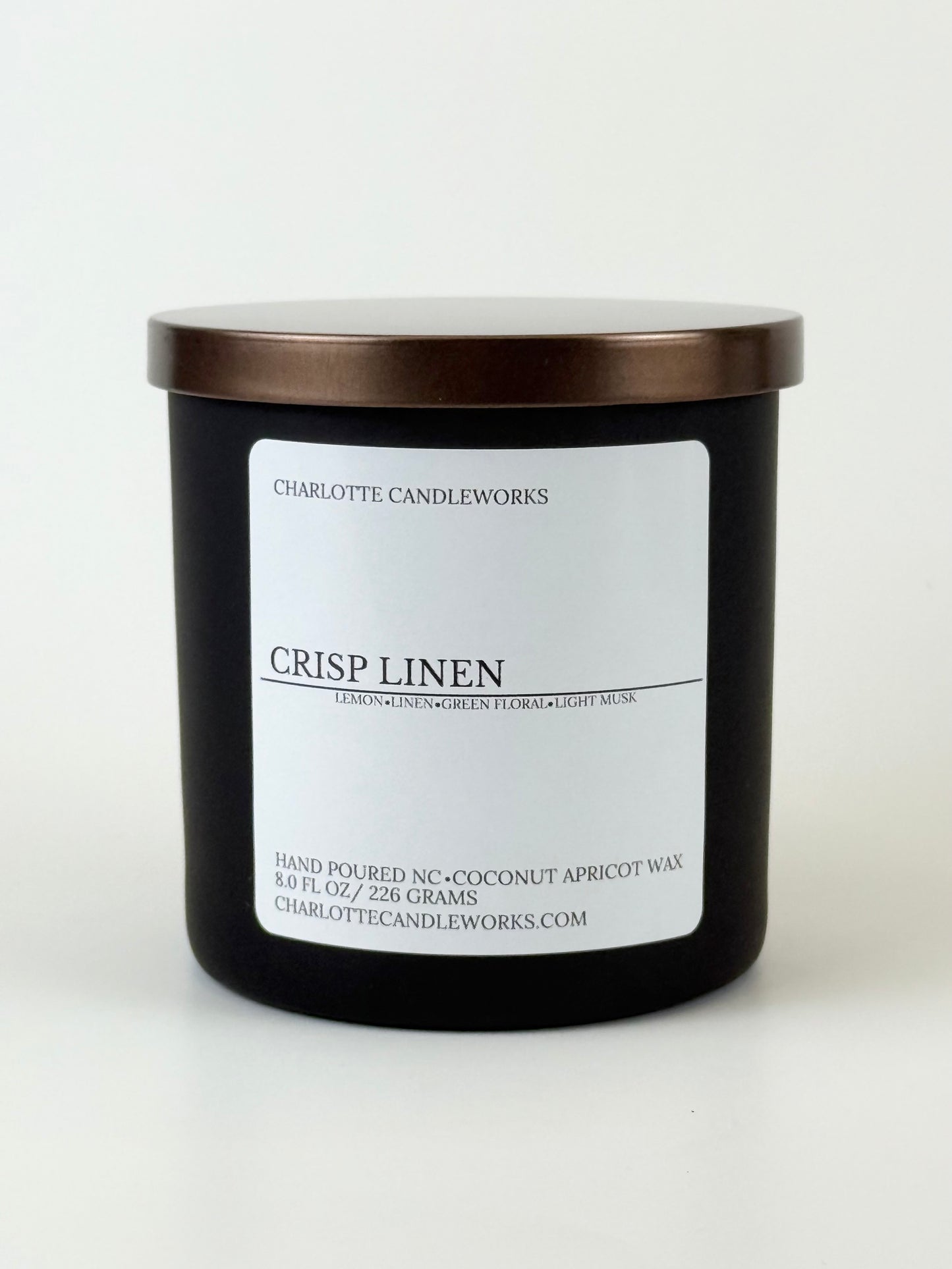 8 oz Candle - Crisp Linen