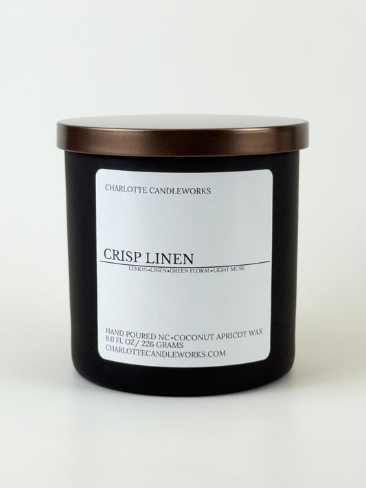 8 oz Candle - Crisp Linen