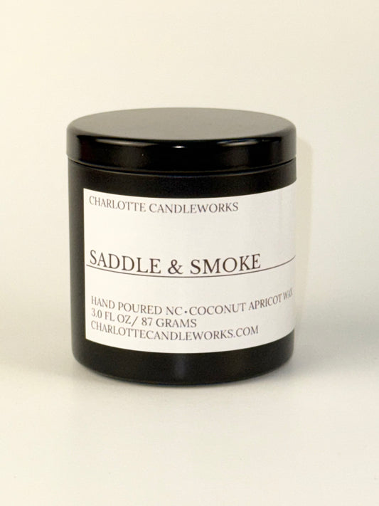 3 oz Candle - Saddle & Smoke